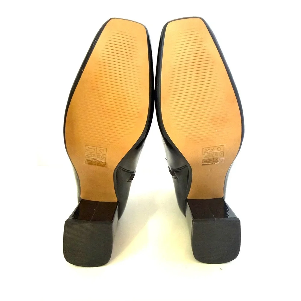 Journee Collection Women's Haylinn Block Heel Dress Booties Black Size 8 NWT/BOX - Picture 6 of 6